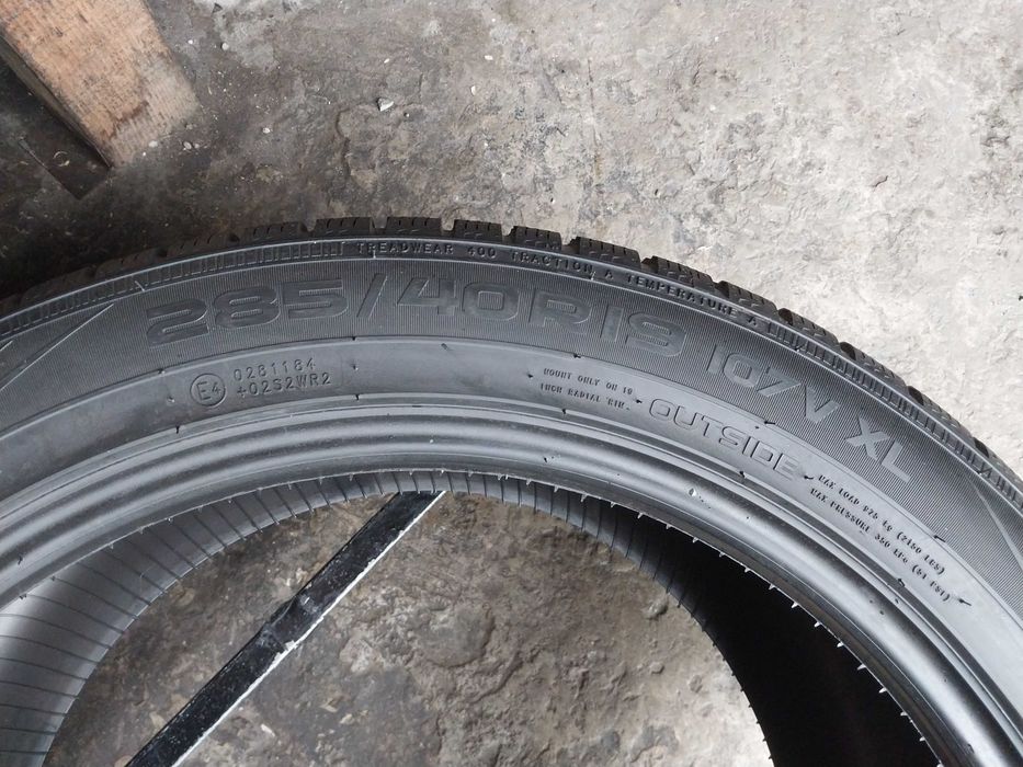 285 40 19 Nokian, зима.