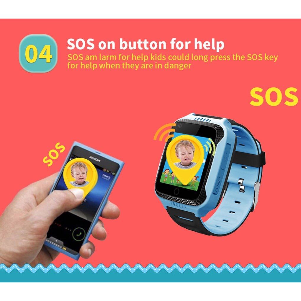 Smartwatch Infantil c/ GPS localização / Camera . Azul e Rosa