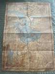 Mapa plakat Wiedźmin 1 Witcher Temeria Imperium Nilfgaardu PL retro