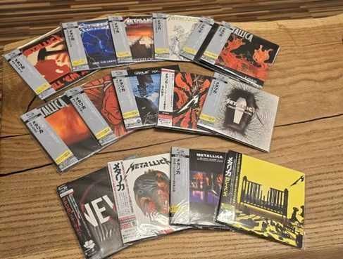 BOX METALLICA zestaw kolekcja 15 albumów dyskografia FOLIA