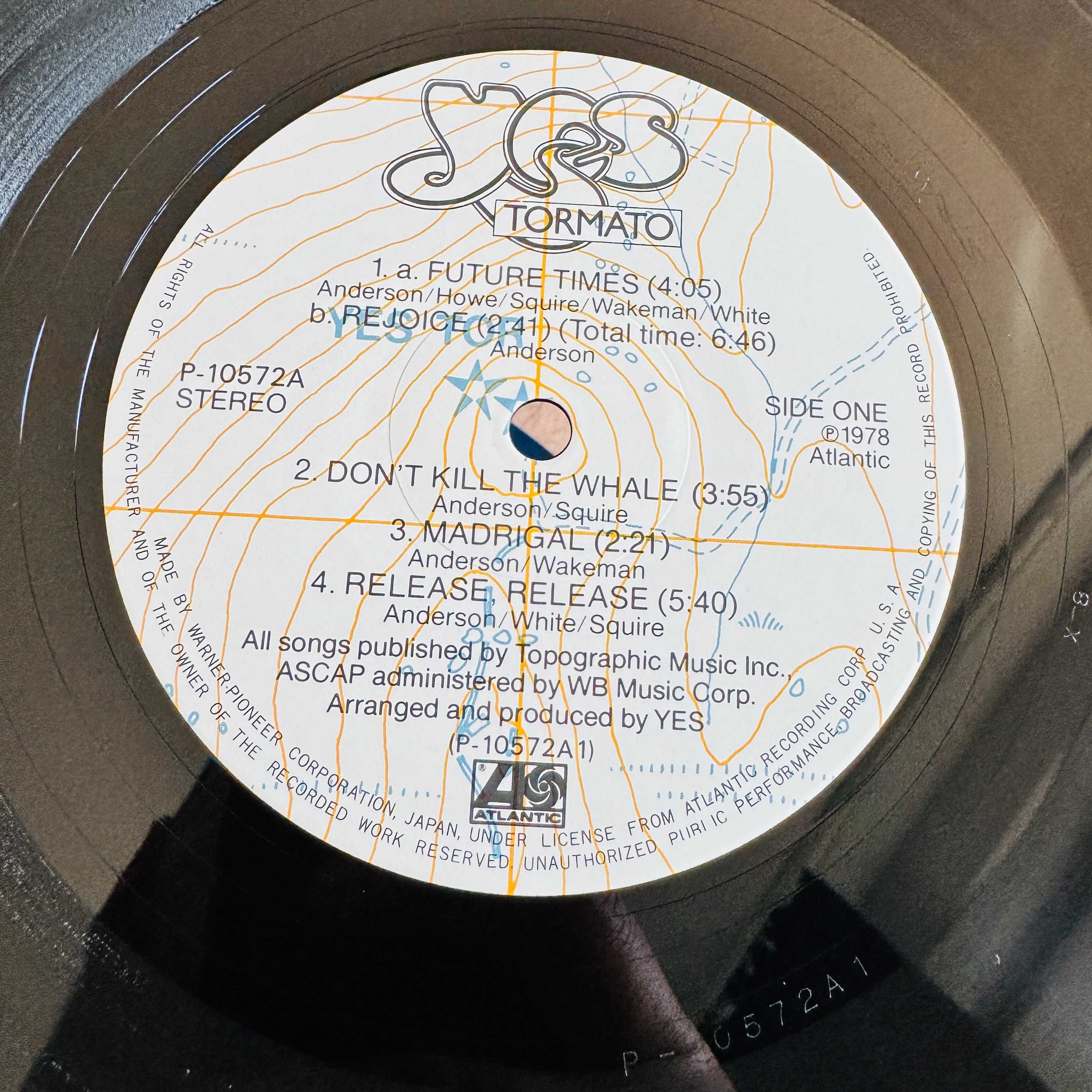 Yes Tormato NM/NM Japan Obi LP 1978 Atlantic 10572A