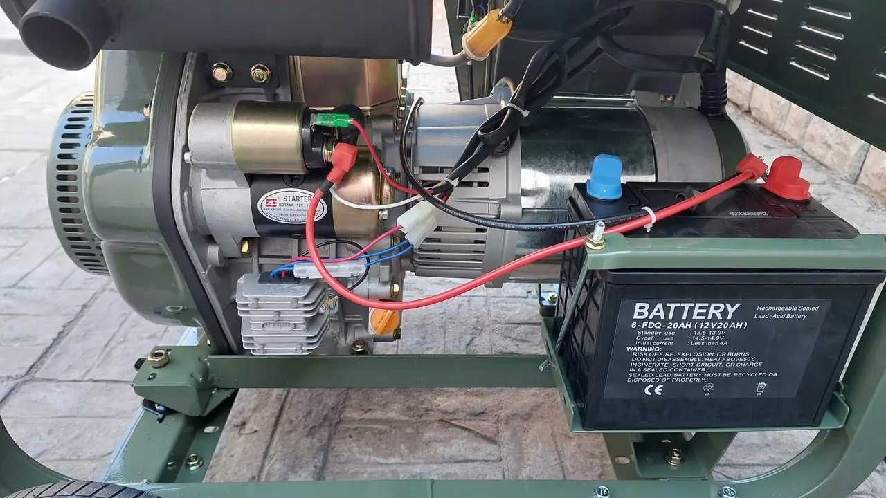 Дизельний генератор DE-6500 E1 military series 5,2/4,8 кВт. 220 В.