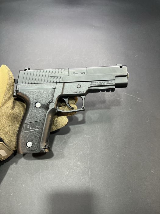 Топовий металевий пістолет SS Р226 Pro з глушником (іграшка)