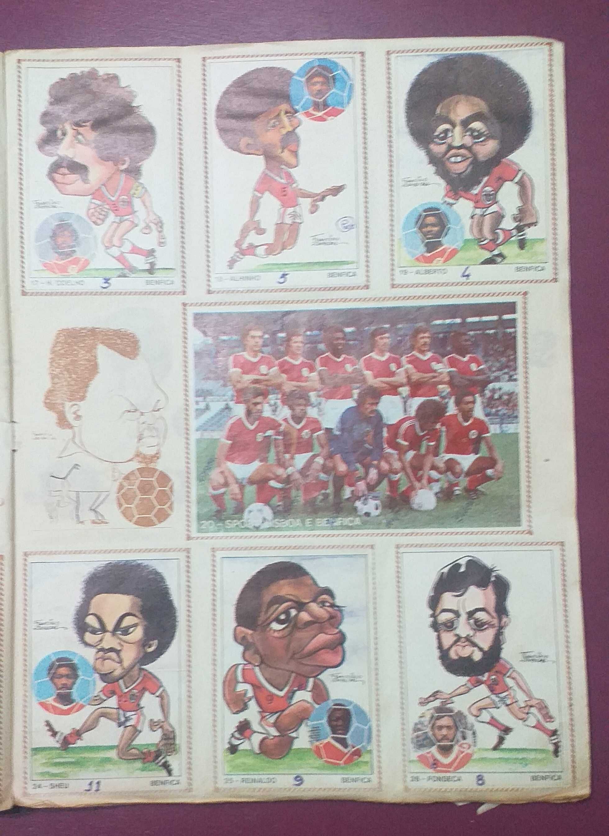 Caderneta de cromos Arte e futebol