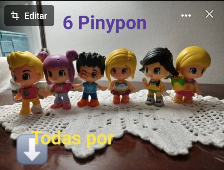 Vendo 6 bonecos da Pinypon,  o preço é do conjunto.