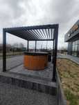 Pergola  Aluminium 3x3 Zadaszenie Tarasu Lamele Model Z Ekspozycji