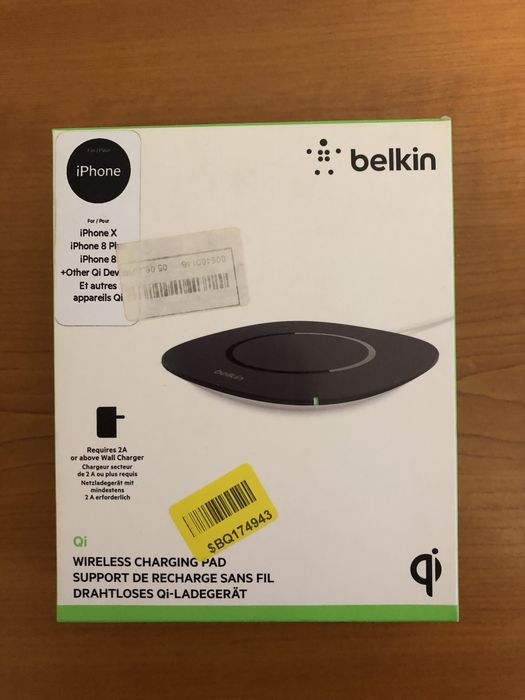 Зарядное устройство Belkin Qi Wireless Charging Pad (F8M747bt)