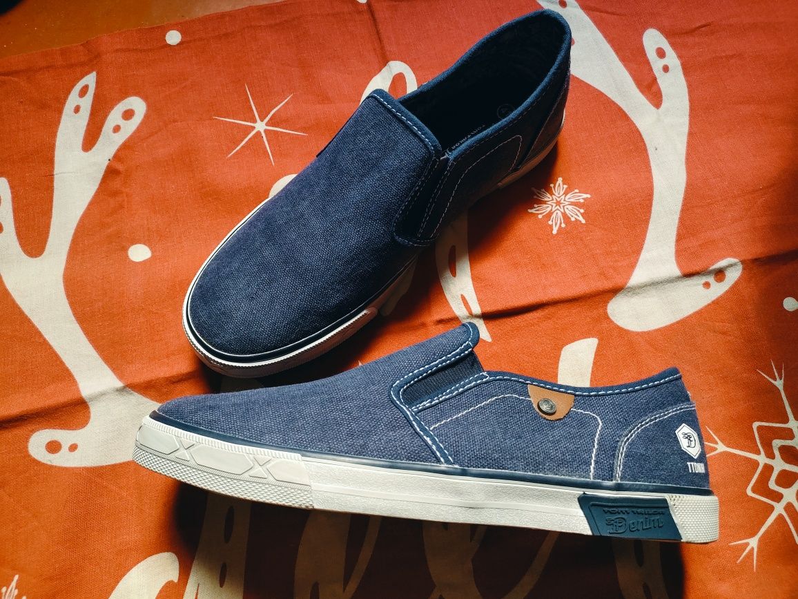 Слипоны, мокасины: Tom Tailor Denim р.41