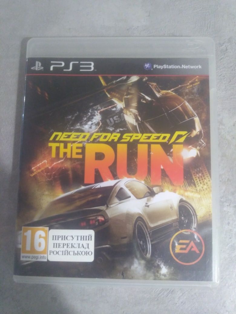PS3 1 джостика, гра THE RAN.