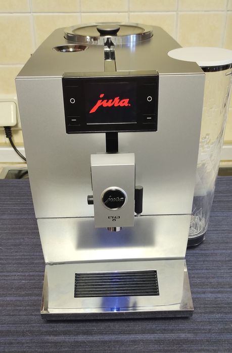 Jura Ena 8 Piano Silver White Кавомашина