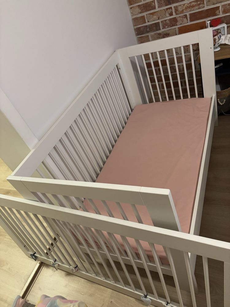 Łóżeczko pinio basic 140x70 (kompletne)