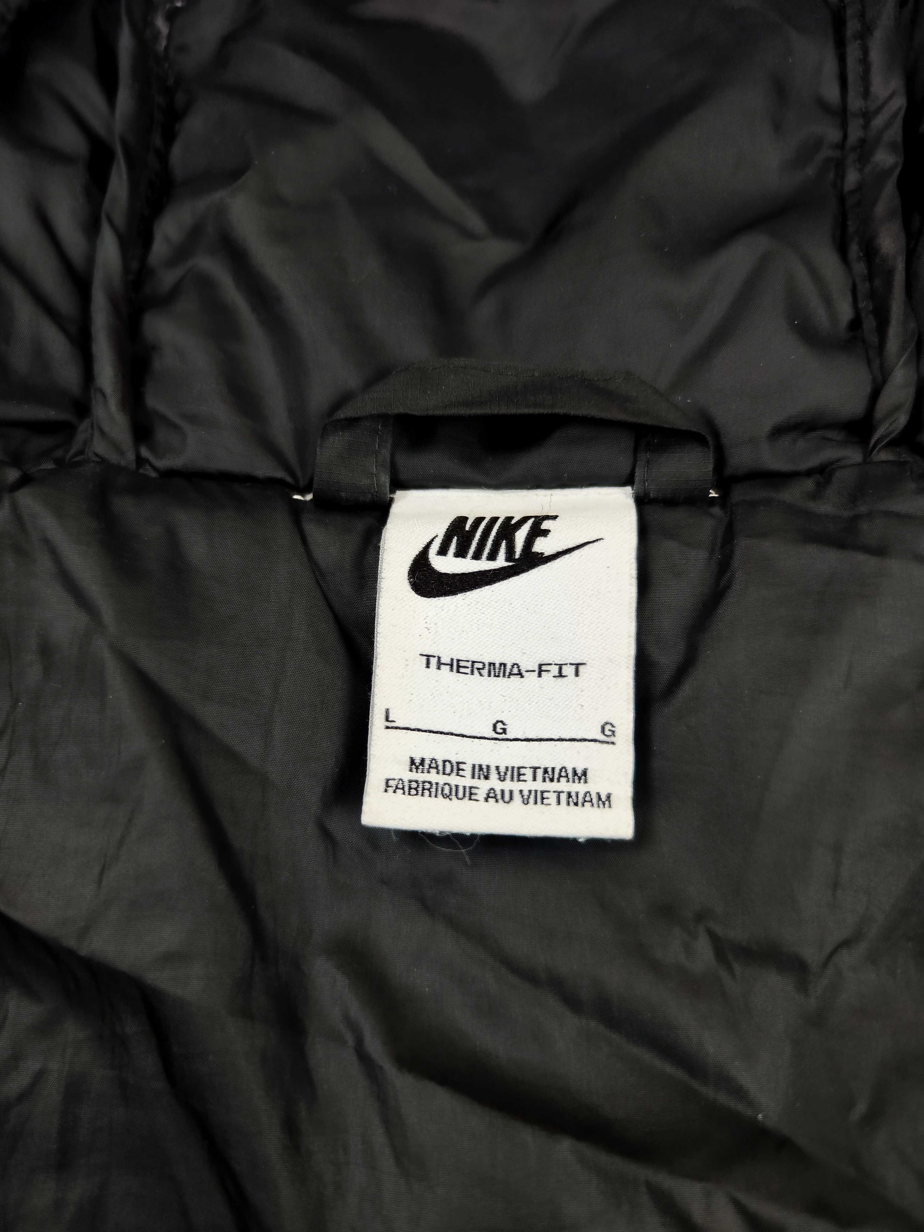 Kurtka puchowa Nike zimowa męska czarna r. M/L