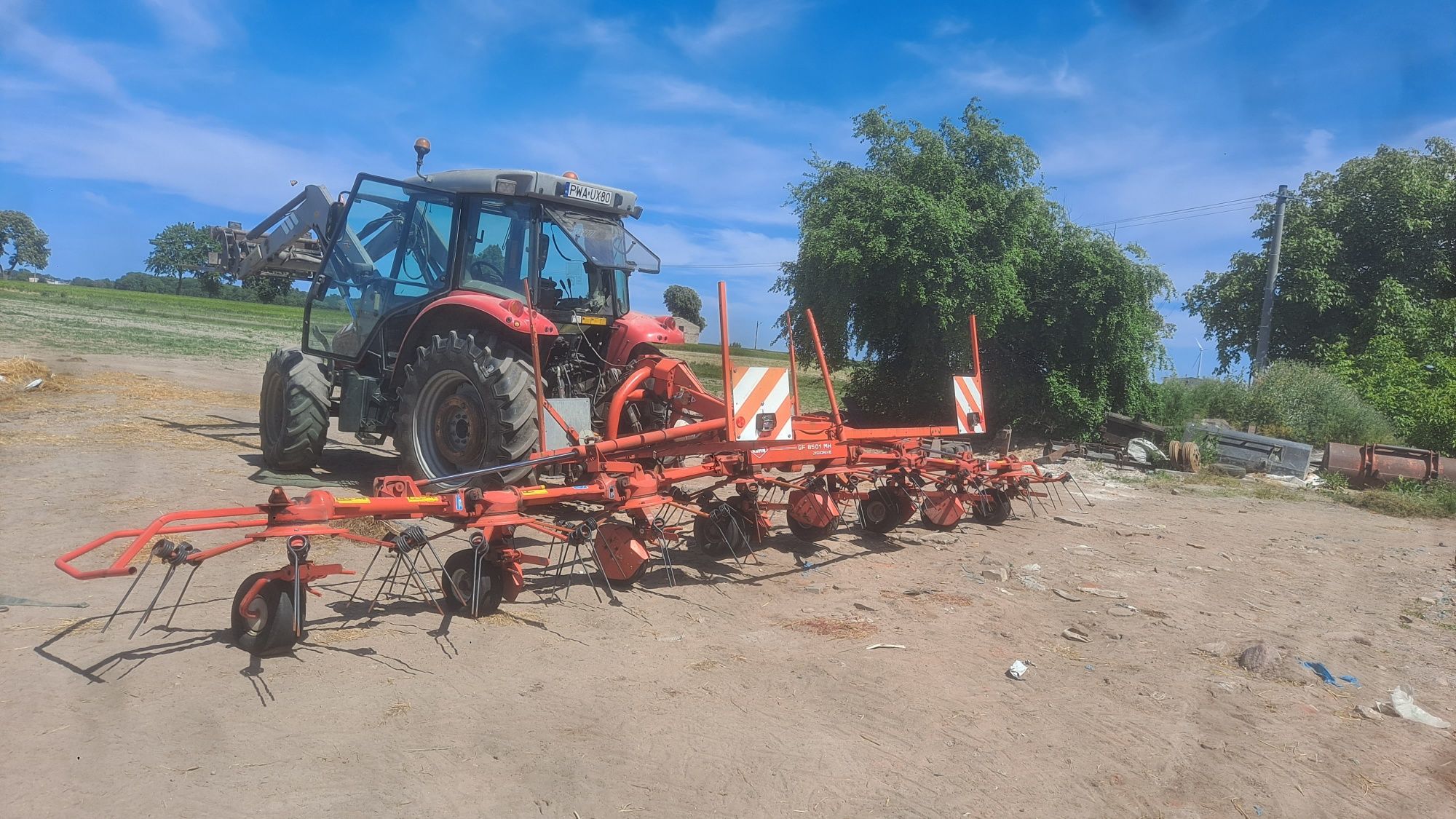 Kuhn GF8501 MH. Przetrząsarka 8,5 m