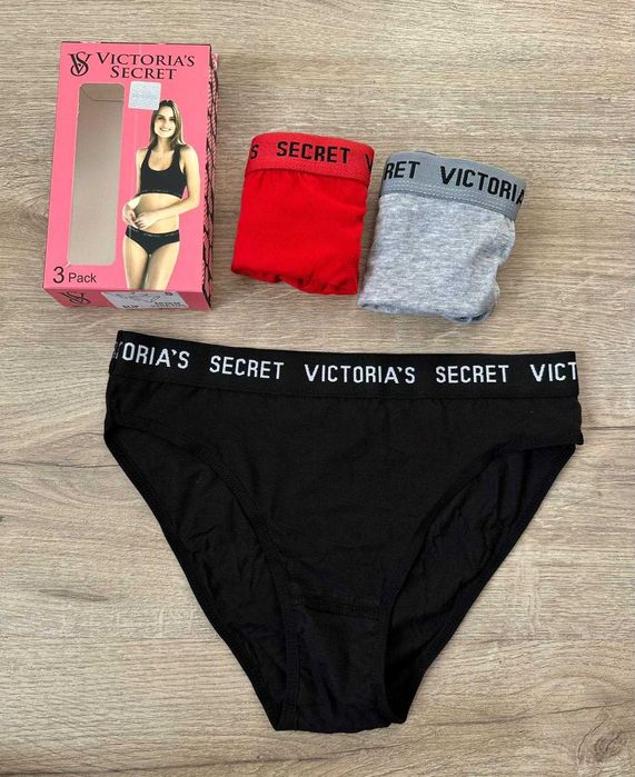 Zestaw victoria majtki komplet 3pak figi stringi damski calvin klein