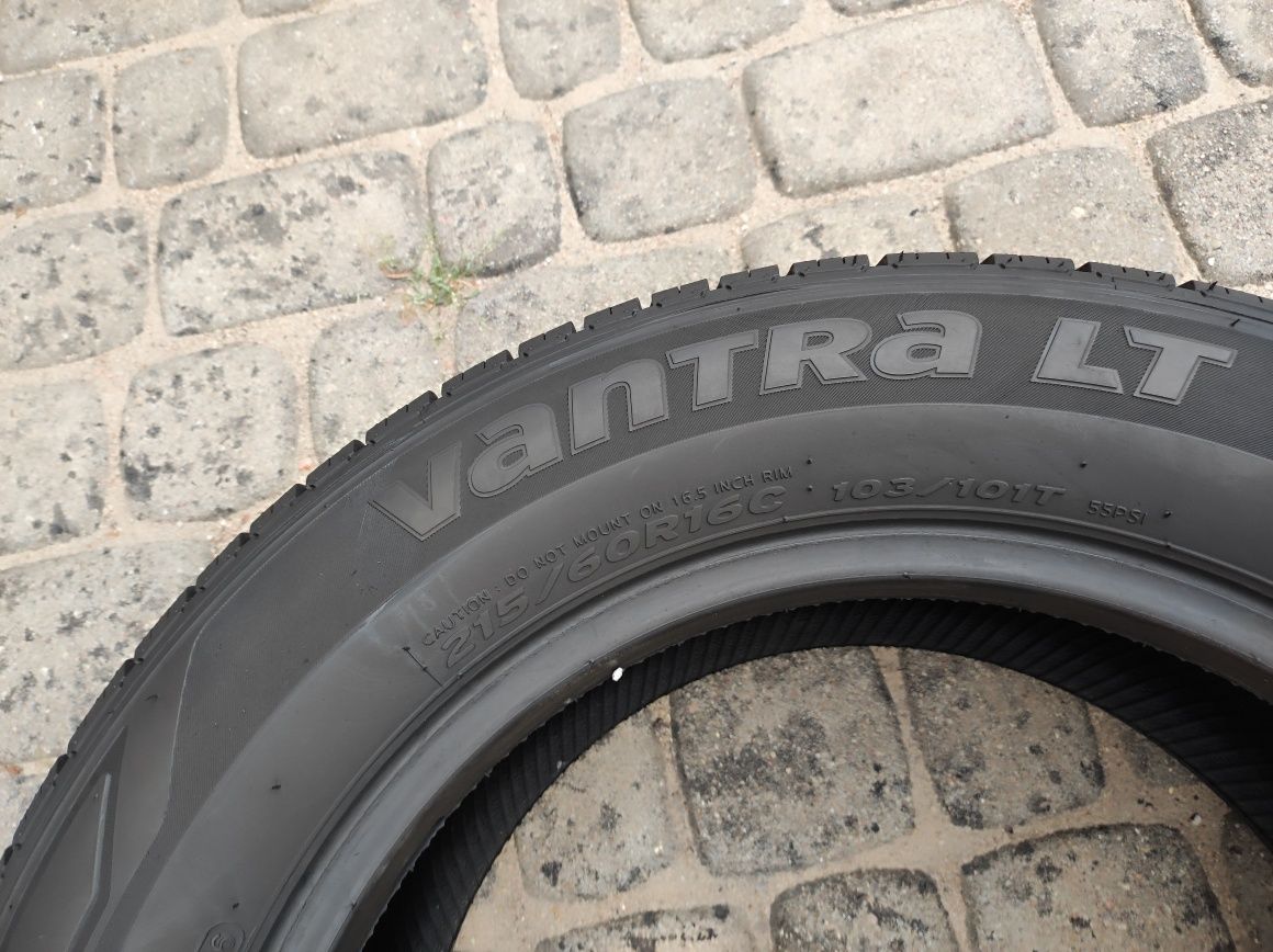 215.60.16c Dwie opony Hankook Vantra LT