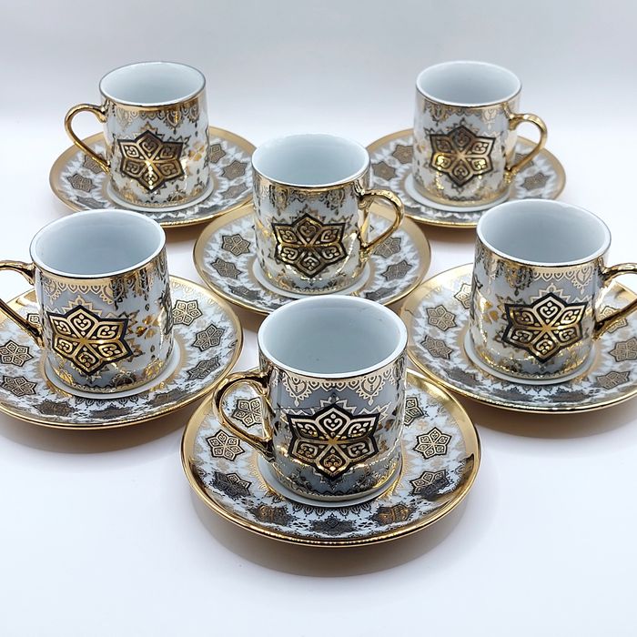 Filiżanki do kawy herbaty zestaw w pudełku