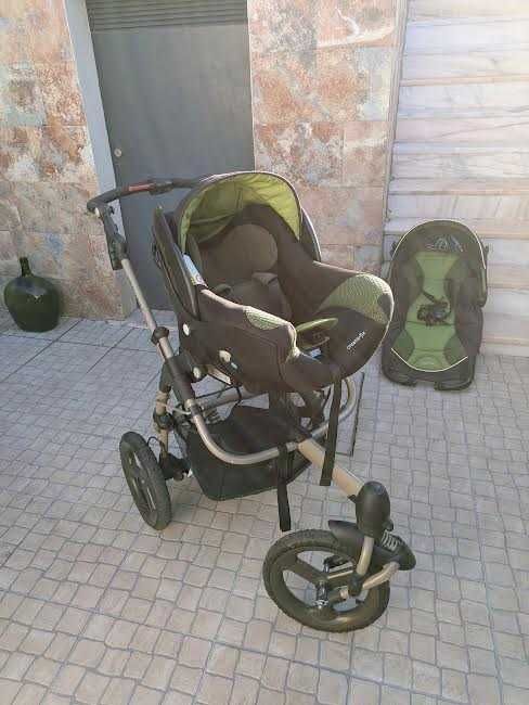carrinho de bebé e ovo bebeconfort
