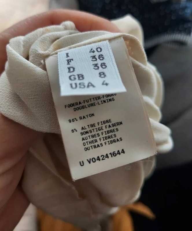 Alberta Ferretti jedwabna sukienka 36/38