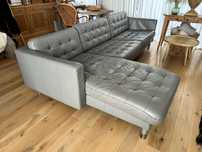Skórzana sofa z szelągiem LANDSKRONA IKEA