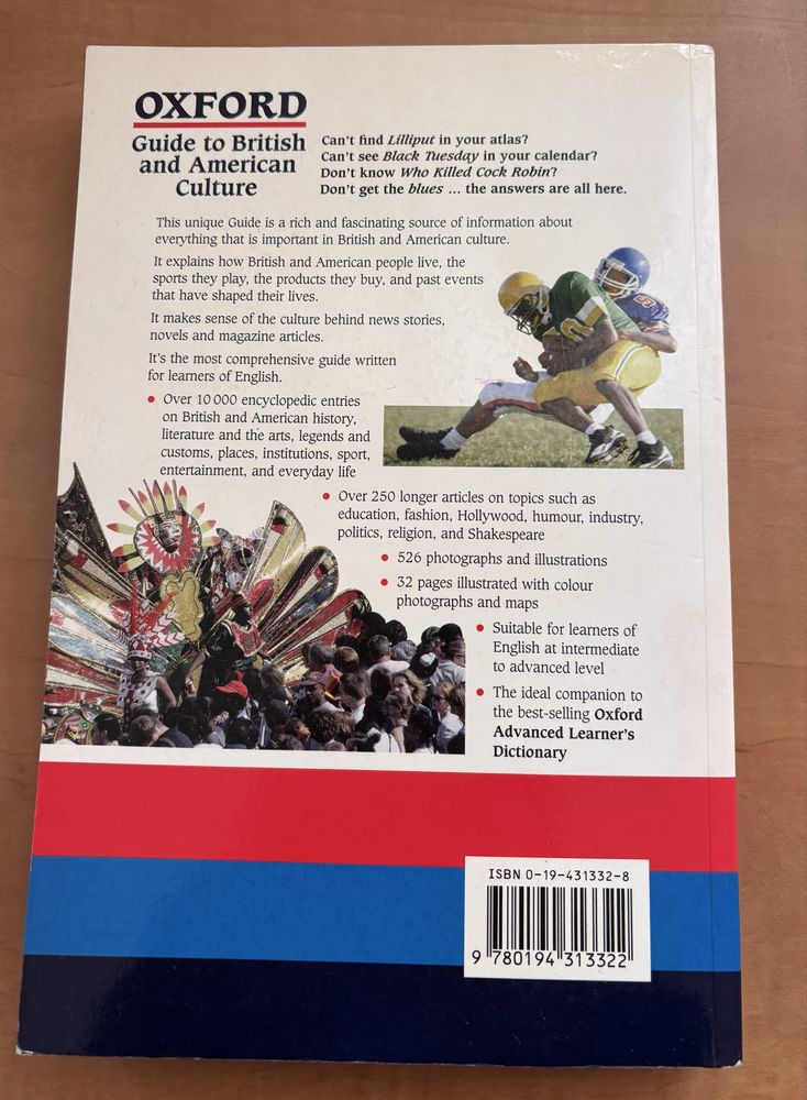 Oxford Guide to British and American Culture