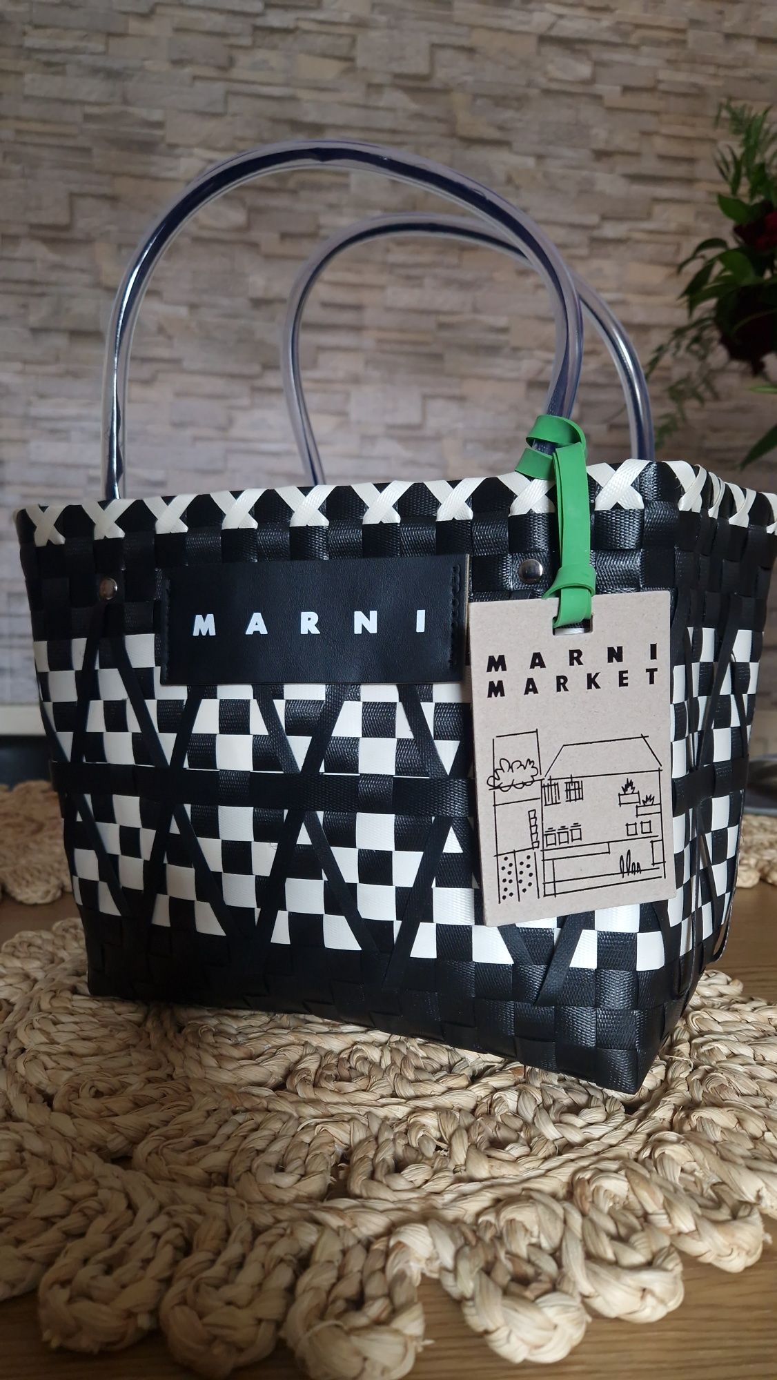Torebka koszyk Marni