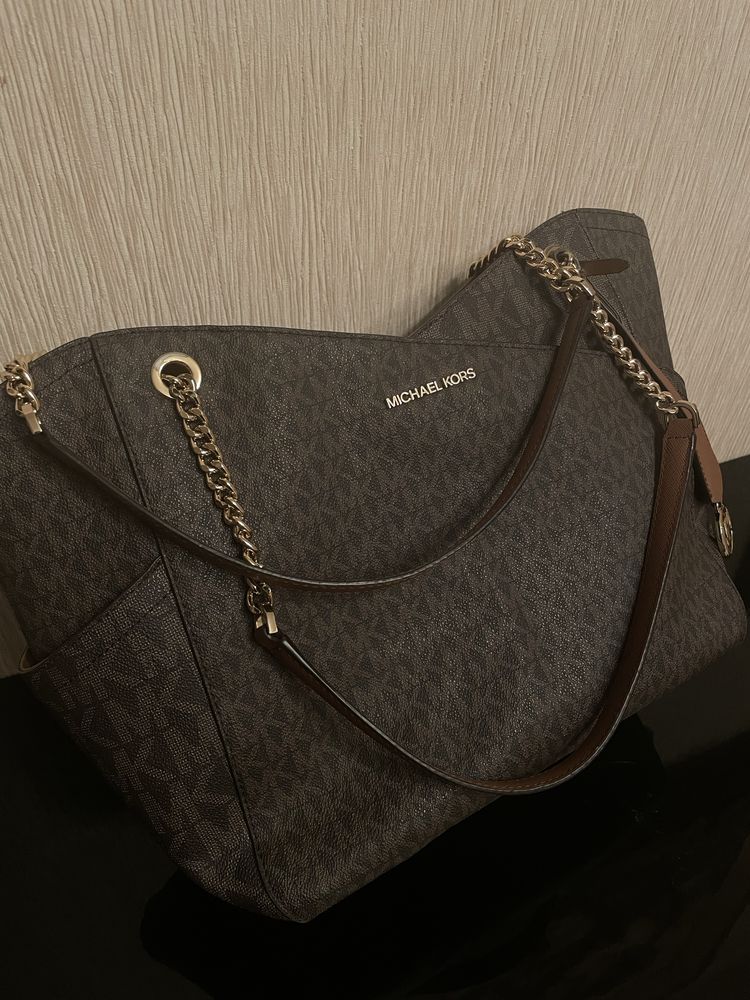 Сумка шоппер жіноча Michael Kors Jet Set Shoulder Bag Brown 759139bl