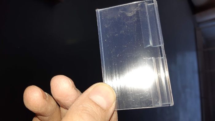 Etiqueta Porta-Preços PVC transparente - Baixa de preço!!