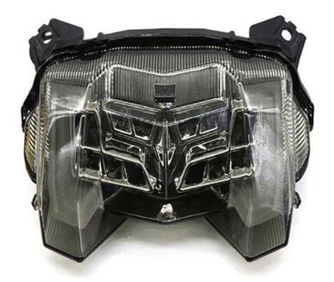 farolim smoke yamaha mt-09 2017 - 2020 em led com pisca incorporado