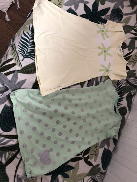 Sukienki dziewczęce 2 SZT r 116/122