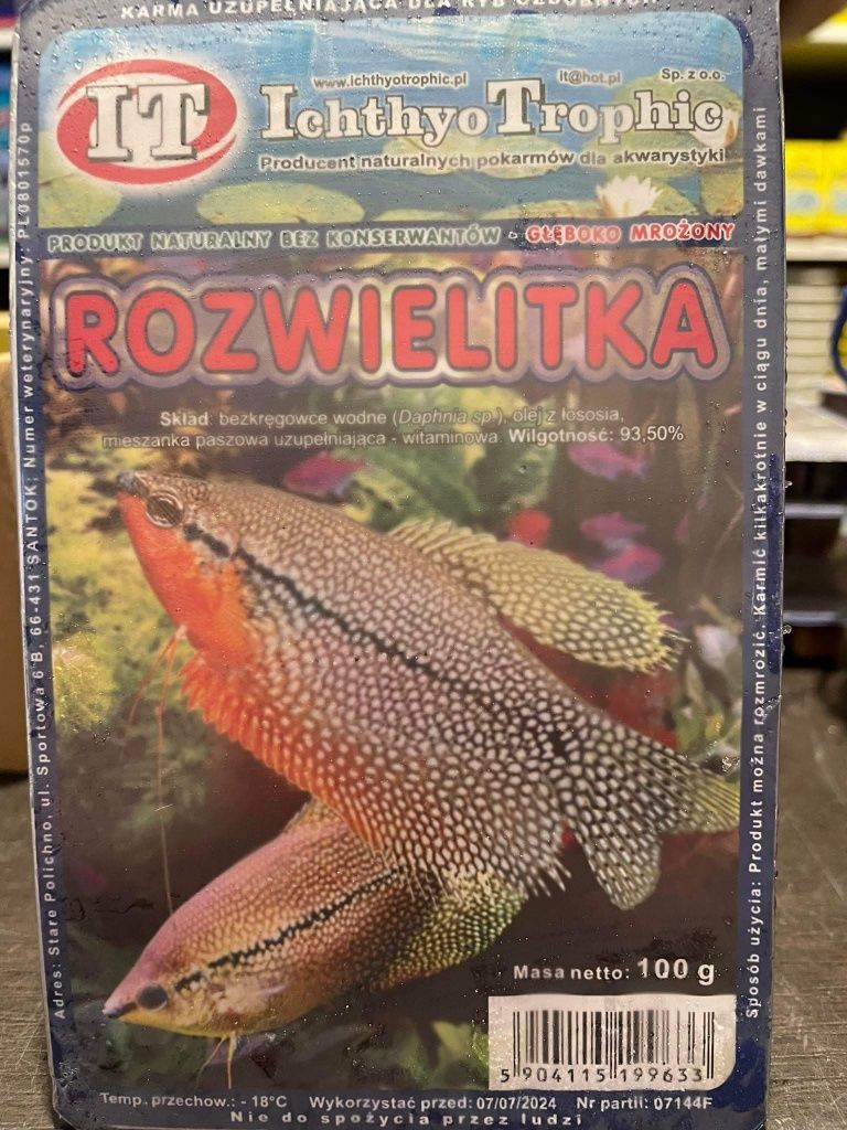 Rozwielitka mrożona 100g