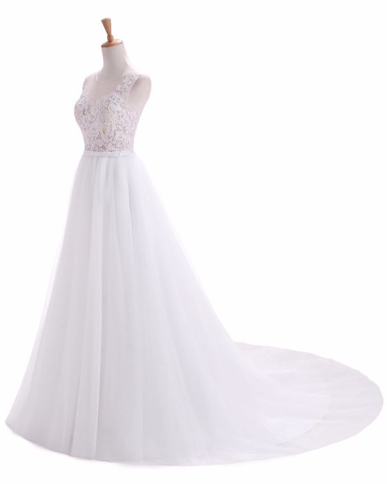 suknia ślubna sukienka linia-A cywilny 36 S, 40 L