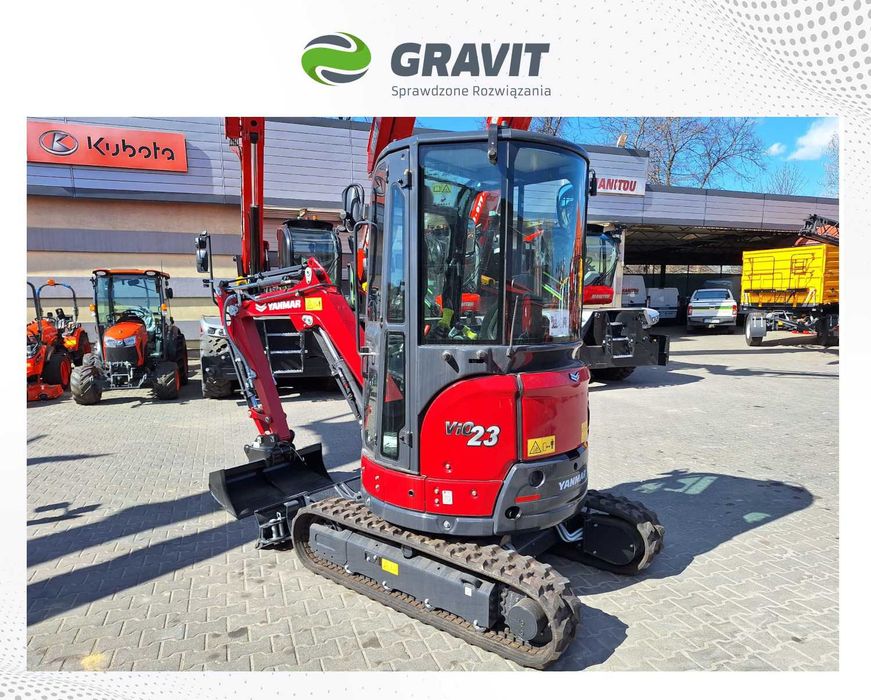 Koparka Yanmar ViO23-6 (2,5 tony) od Autoryzowanego Dealera - GRAVIT