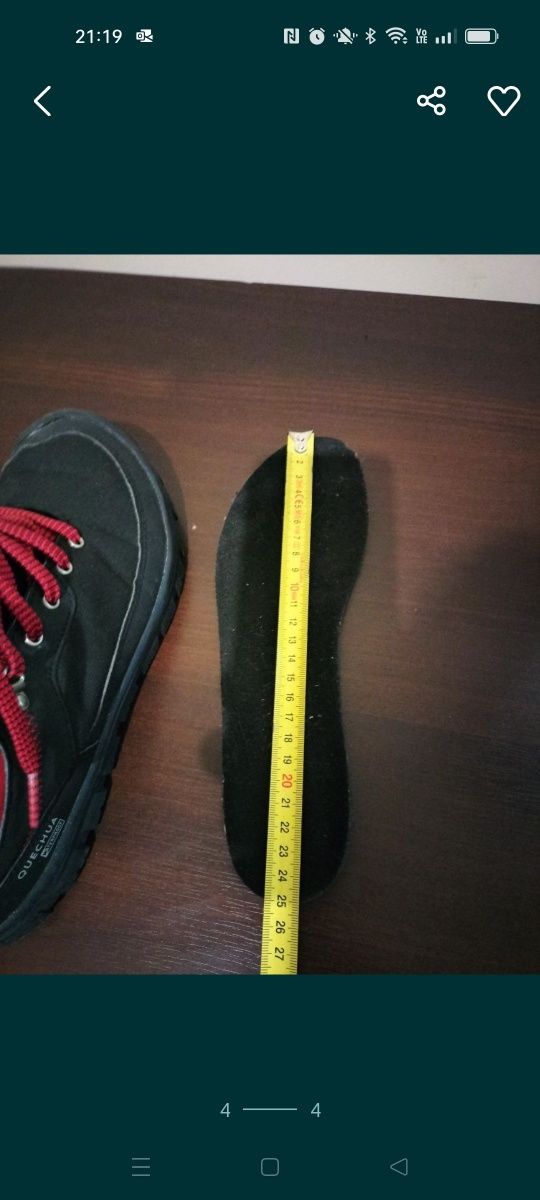 Buty zimowe trekingowe Quechua r.39