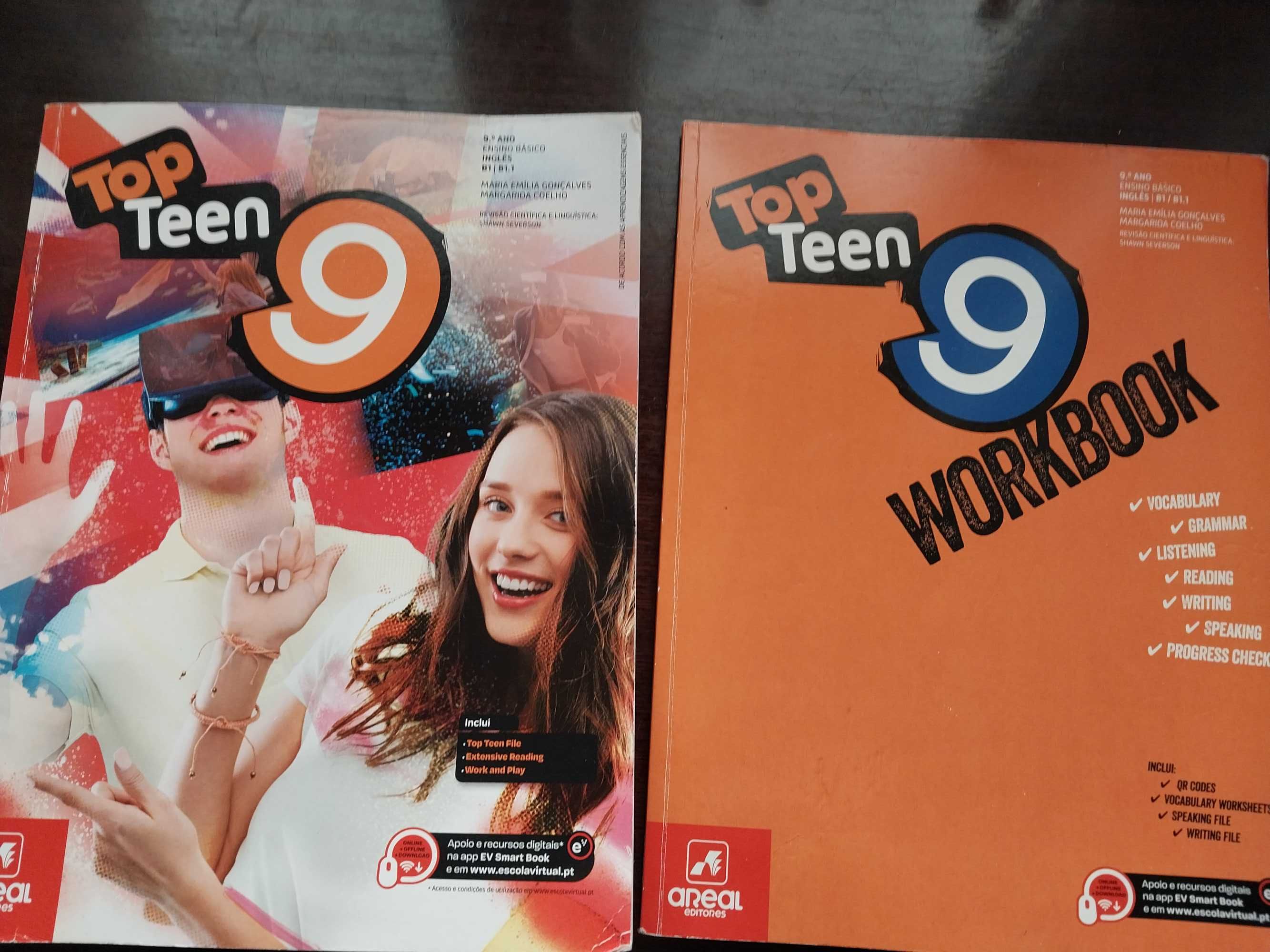 Manual e Caderno de Atividades Ingles Top Teen 9