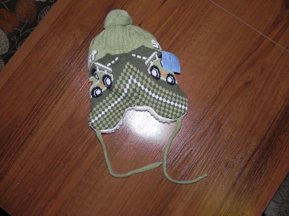 Nowa czapka zimowa dla noworodka