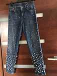 TWINSET MY TWIN jeansy z perlami rozm. 26