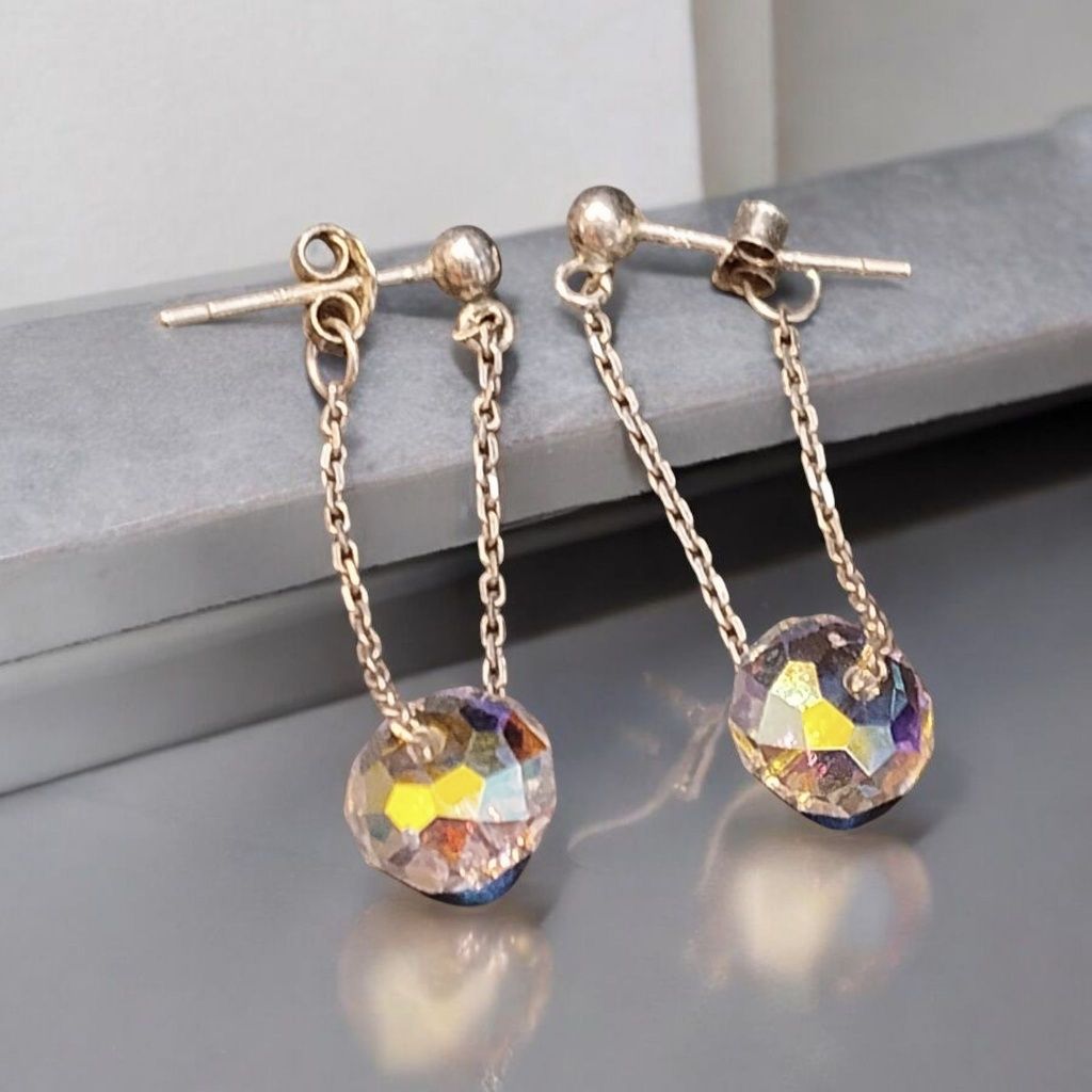 Srebne kolczyki Swarovski elements