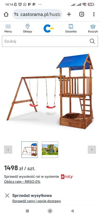 Plac zabaw, huśtawki