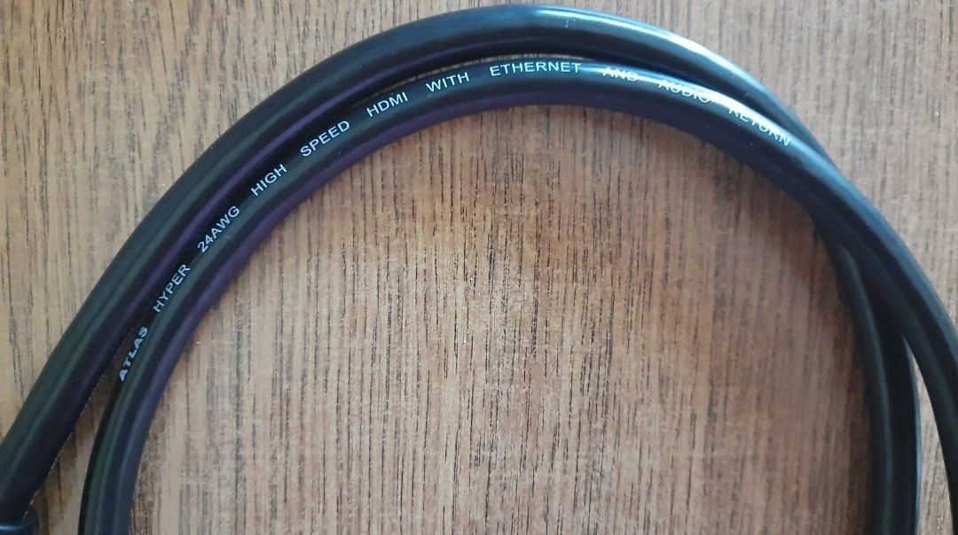 Межблочный кабель Atlas Hyper HDMI 1м