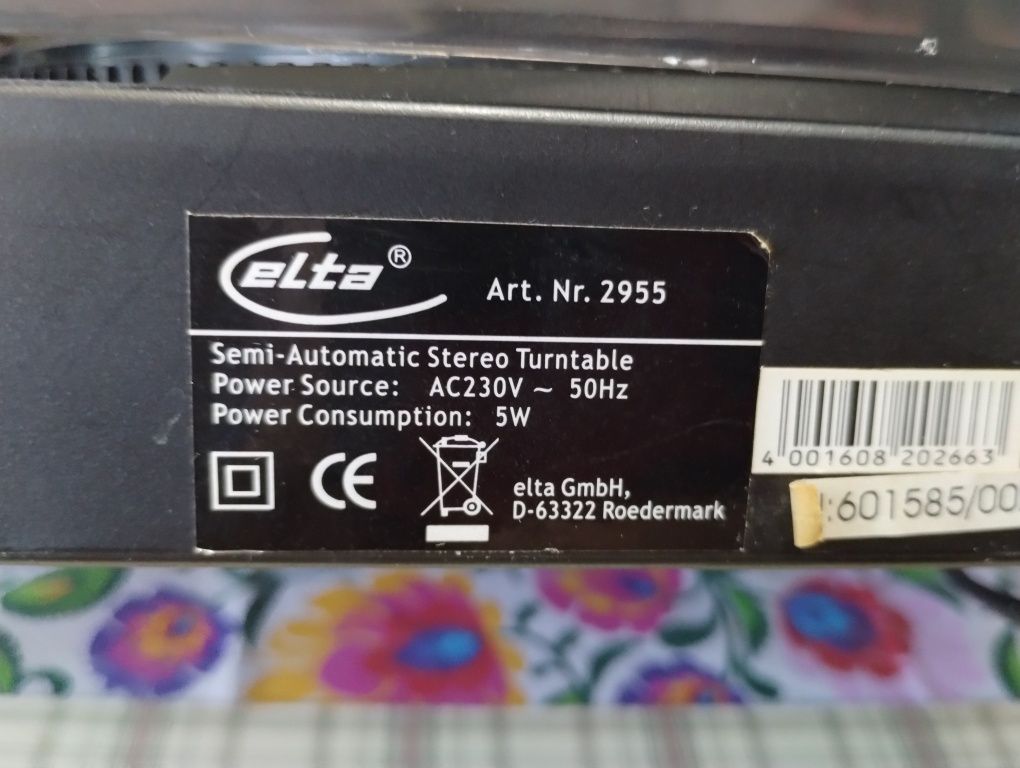 Gramofon ELTA-2955