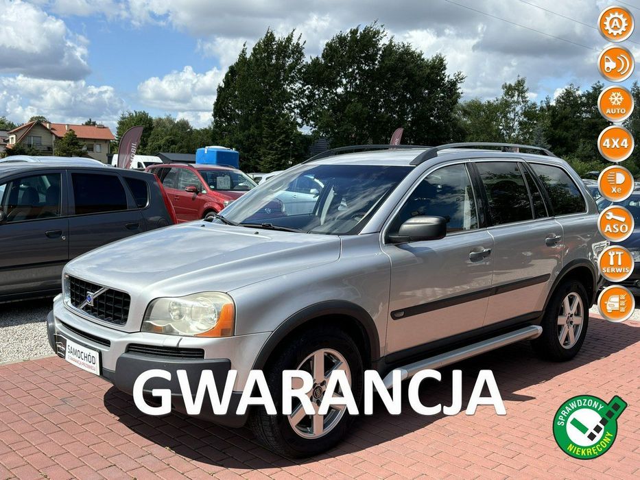 Volvo XC 90 Gwarancja, Automat, Stan bardzo dobry, Oryginał, Skóra