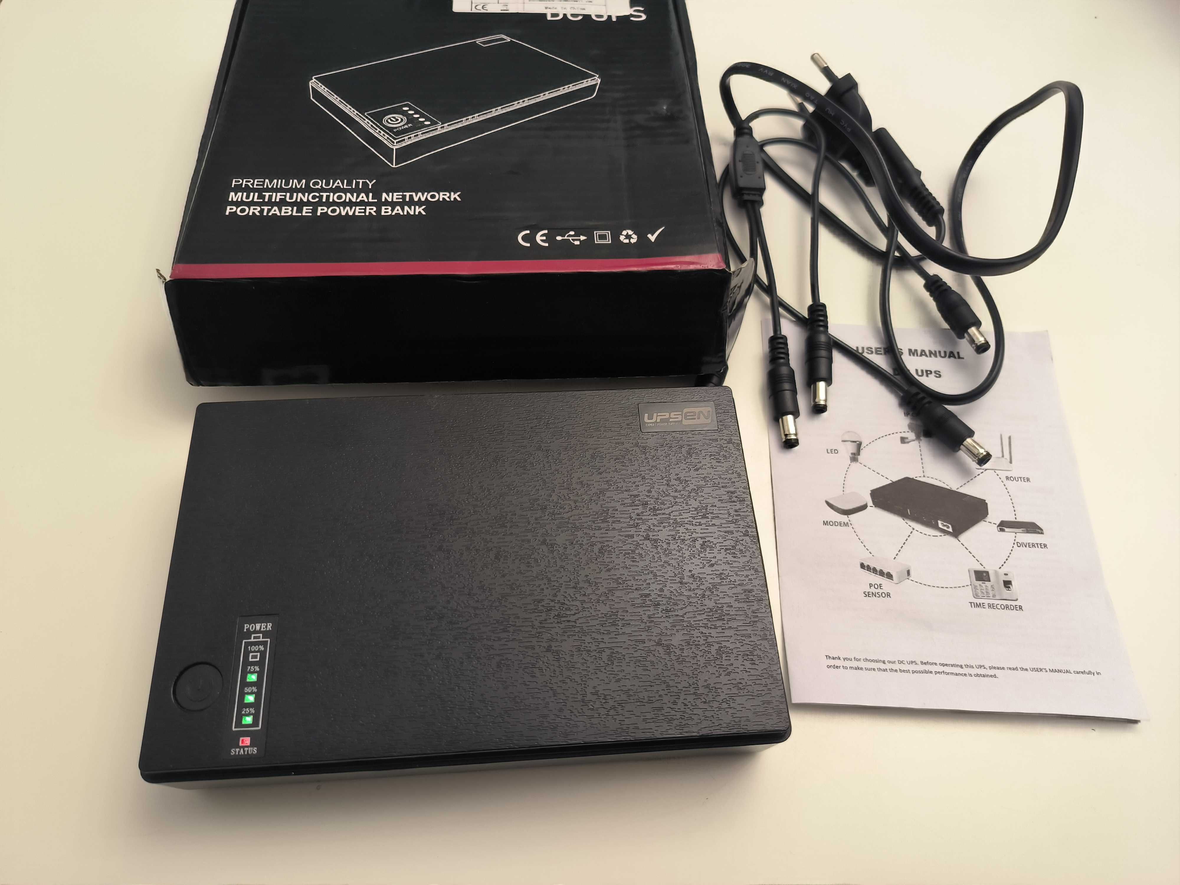 ДБЖ для роутера UPS DC1018P 10400 mAh (5V/9V/12V) 18W