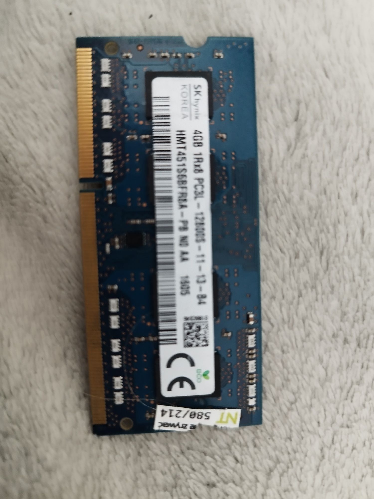 Ram laptopowy 4gb ddr3 (OPIS)