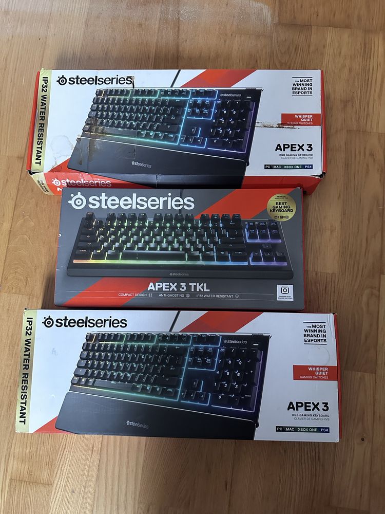 Klawiatury Steelseries Apex 3 i Apex 3 tkl
