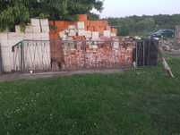 Brama  przesuwna stalowa plus furtka