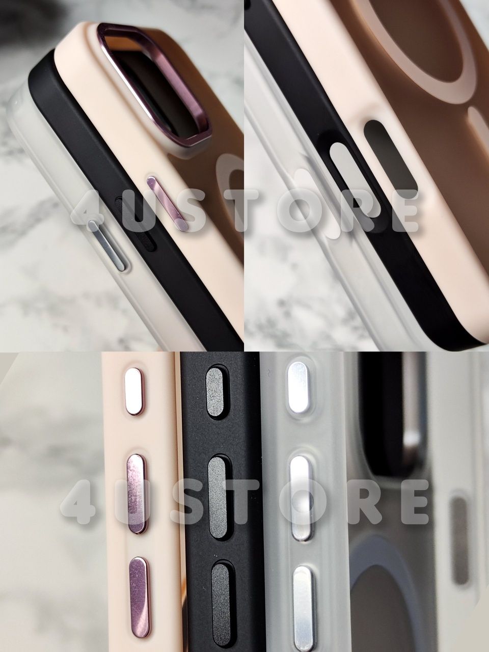 Чехол Matte Metal Bezel на iPhone 16 Pro Max матовый чохол матовий