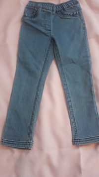 Spodnie jeansowe na gumce rozmiar 104