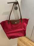 Mala vermelha longchamp