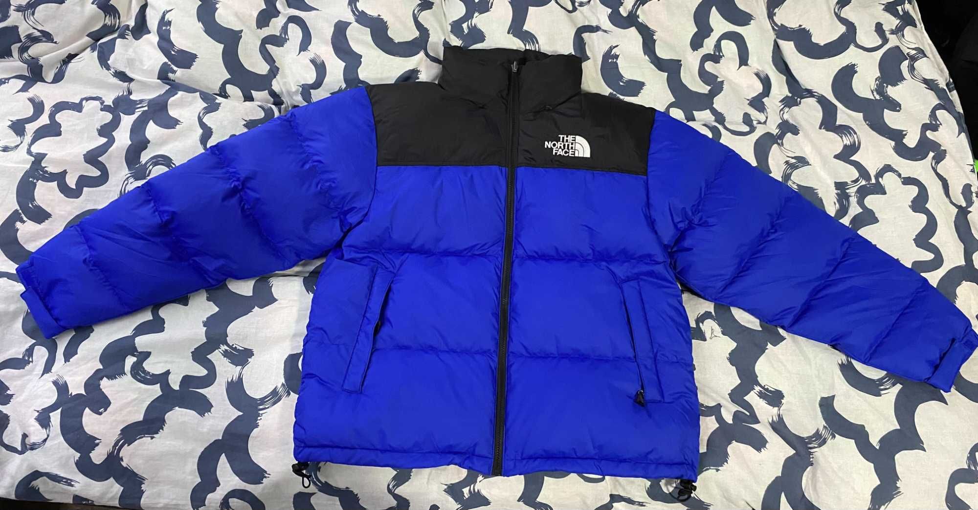 Kurtka niebieska The North Face Nuptse 700 Blue L