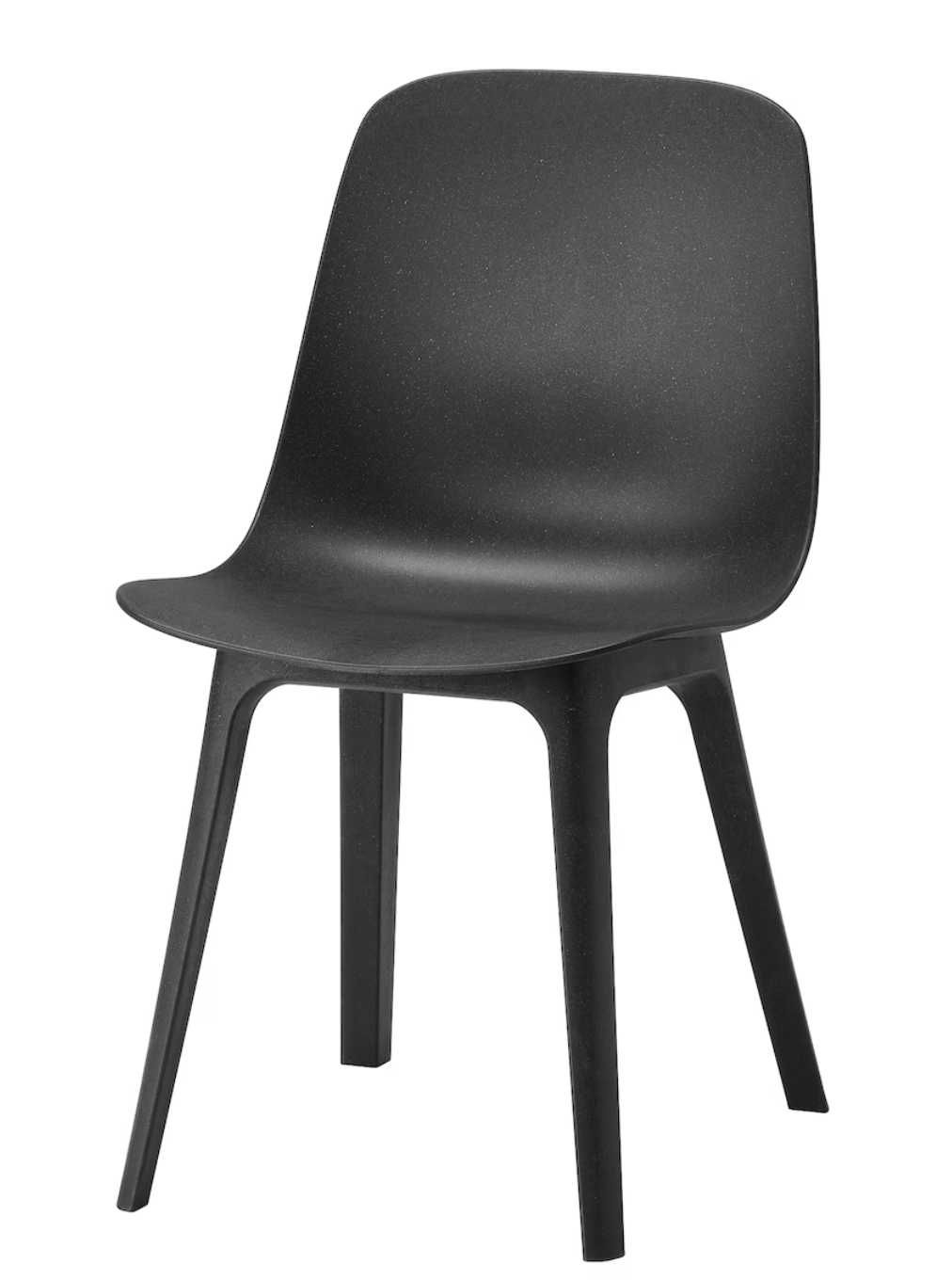 Krzesła ODGER z Ikea czarne w perfekcyjnej kondycji